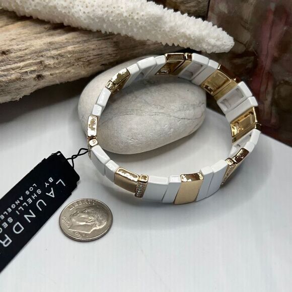White Gold Bracelet LAUNDRY Shelli Segal $16ea or Bundle 3/$25 - Picture 9 of 9